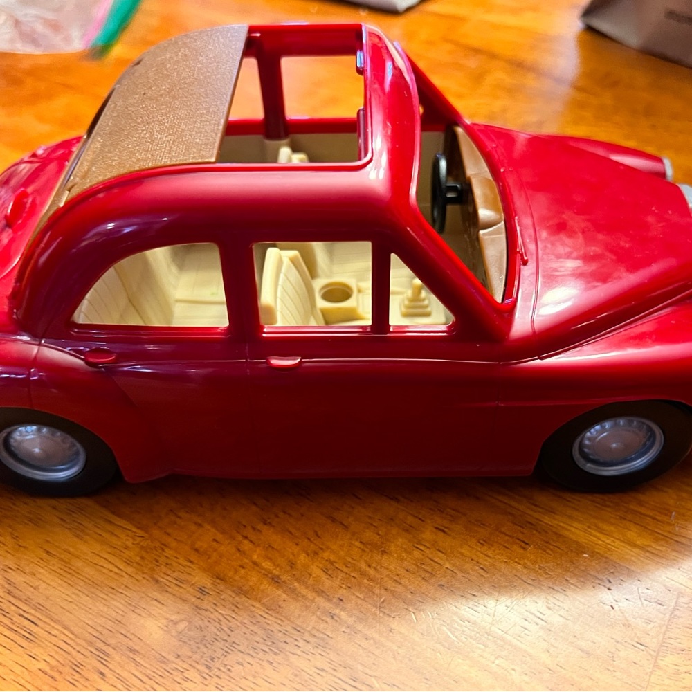 Calico critter red car
